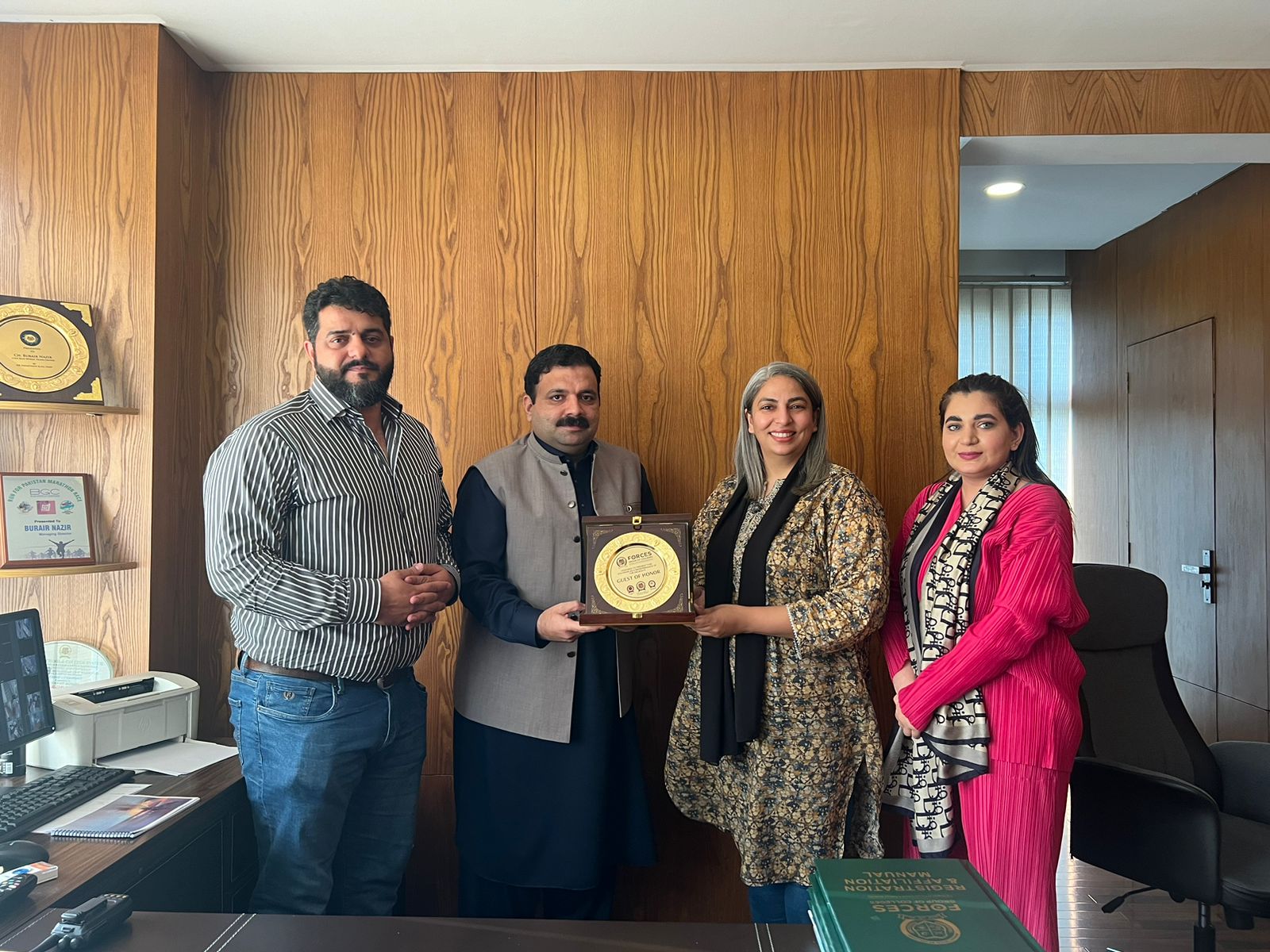 An inspiring meet-up between Mr. Burair Nazir, CEO of Forces Group of Colleges, and Ms. Tabinda Islam, CEO of Arfa Kareem Foundation